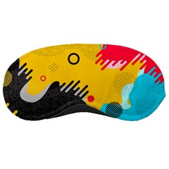 Abstract Colorful Pattern Shape Design Background Sleeping Mask