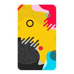 Abstract Colorful Pattern Shape Design Background Memory Card Reader (Rectangular)