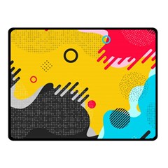 Abstract Colorful Pattern Shape Design Background Fleece Blanket (Small)