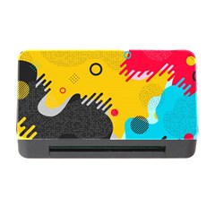 Abstract Colorful Pattern Shape Design Background Memory Card Reader with CF