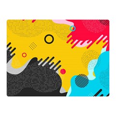 Abstract Colorful Pattern Shape Design Background Double Sided Flano Blanket (Mini) 