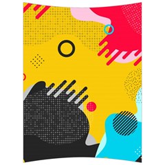 Abstract Colorful Pattern Shape Design Background Back Support Cushion