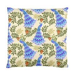 Peacock Vector Design Seamless Pattern Fabri Textile Standard Cushion Case (two Sides) by Vaneshart