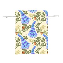 Peacock Vector Design Seamless Pattern Fabri Textile Lightweight Drawstring Pouch (s) by Vaneshart