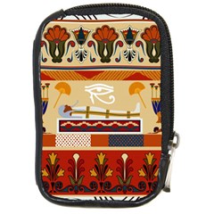 Seamless Ethnic Pattern Compact Camera Leather Case by Vaneshart