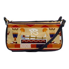 Seamless Ethnic Pattern Shoulder Clutch Bag by Vaneshart