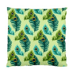 Peacock Feather Pattern Standard Cushion Case (one Side) by Vaneshart