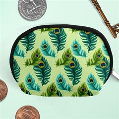 Peacock Feather Pattern Accessory Pouch (medium) by Vaneshart