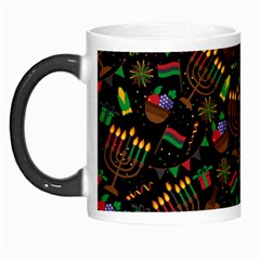 Seamless Pattern Kwanzaa With Traditional Colored Candles Morph Mugs by Vaneshart