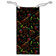 Seamless Pattern Kwanzaa With Traditional Colored Candles Jewelry Bag by Vaneshart