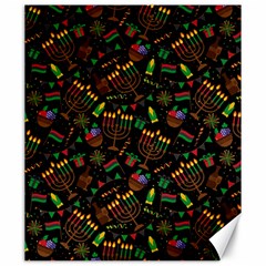 Seamless Pattern Kwanzaa With Traditional Colored Candles Canvas 20  X 24  by Vaneshart