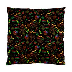 Seamless Pattern Kwanzaa With Traditional Colored Candles Standard Cushion Case (one Side) by Vaneshart