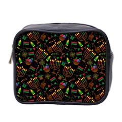 Seamless Pattern Kwanzaa With Traditional Colored Candles Mini Toiletries Bag (two Sides) by Vaneshart