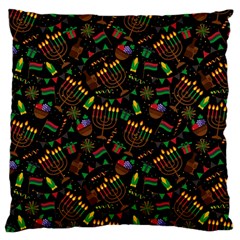 Seamless Pattern Kwanzaa With Traditional Colored Candles Standard Flano Cushion Case (one Side) by Vaneshart