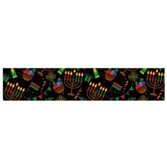 Seamless Pattern Kwanzaa With Traditional Colored Candles Small Flano Scarf by Vaneshart