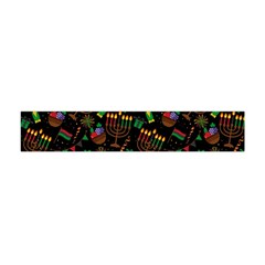 Seamless Pattern Kwanzaa With Traditional Colored Candles Flano Scarf (mini) by Vaneshart