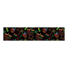 Seamless Pattern Kwanzaa With Traditional Colored Candles Velvet Scrunchie by Vaneshart