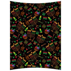 Seamless Pattern Kwanzaa With Traditional Colored Candles Back Support Cushion by Vaneshart