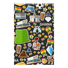 Vector Flat Seamless Texture Pattern Ghana Shower Curtain 48  X 72  (small)  by Vaneshart