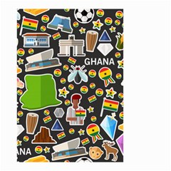 Vector Flat Seamless Texture Pattern Ghana Small Garden Flag (two Sides) by Vaneshart