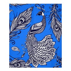 Peacock Bird Feathers Seamless Background Pattern Shower Curtain 60  X 72  (medium)  by Vaneshart