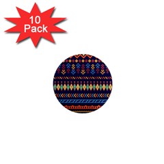 Decorative Pattern Ethnic Style 1  Mini Magnet (10 Pack) 