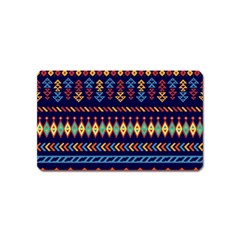 Decorative Pattern Ethnic Style Magnet (name Card) by Vaneshart