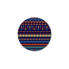 Decorative Pattern Ethnic Style Golf Ball Marker (10 Pack) by Vaneshart