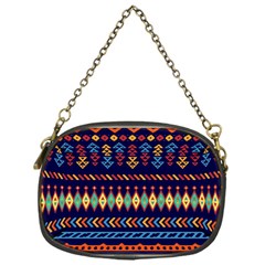 Decorative Pattern Ethnic Style Chain Purse (one Side) by Vaneshart