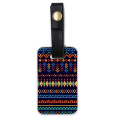 Decorative Pattern Ethnic Style Luggage Tag (one Side) by Vaneshart