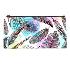 Hand Drawn Feathers Seamless Pattern Pencil Cases by Vaneshart