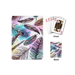 Hand Drawn Feathers Seamless Pattern Playing Cards Single Design (mini) by Vaneshart