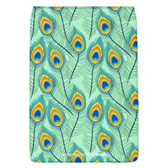 Lovely Peacock Feather Pattern With Flat Design Removable Flap Cover (l) by Vaneshart