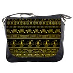 Tribal Gold Seamless Pattern With Mexican Texture Messenger Bag Front