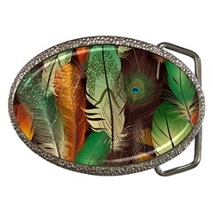 Feathers Realistic Pattern Belt Buckles by Vaneshart