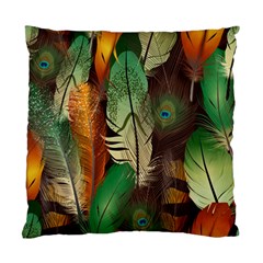 Feathers Realistic Pattern Standard Cushion Case (one Side) by Vaneshart