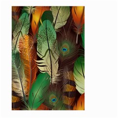 Feathers Realistic Pattern Large Garden Flag (two Sides) by Vaneshart