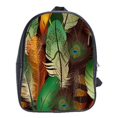 Feathers Realistic Pattern School Bag (xl) by Vaneshart