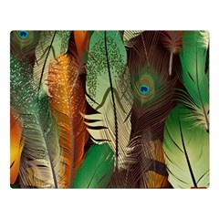 Feathers Realistic Pattern Double Sided Flano Blanket (large)  by Vaneshart