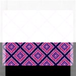 Ethnic Seamless Pattern Tribal Line Print African Mexican Indian Style Rectangular Jigsaw Puzzl Front