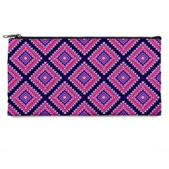 Ethnic Seamless Pattern Tribal Line Print African Mexican Indian Style Pencil Cases by Vaneshart