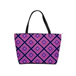 Ethnic Seamless Pattern Tribal Line Print African Mexican Indian Style Classic Shoulder Handbag Front