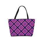 Ethnic Seamless Pattern Tribal Line Print African Mexican Indian Style Classic Shoulder Handbag Back