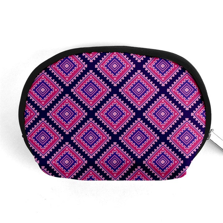 Ethnic Seamless Pattern Tribal Line Print African Mexican Indian Style Accessory Pouch (Medium)