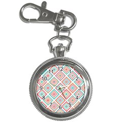 Ethnic Seamless Pattern Tribal Line Print African Mexican Indian Style Key Chain Watches by Vaneshart