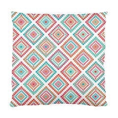 Ethnic Seamless Pattern Tribal Line Print African Mexican Indian Style Standard Cushion Case (one Side) by Vaneshart