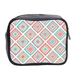 Ethnic Seamless Pattern Tribal Line Print African Mexican Indian Style Mini Toiletries Bag (Two Sides) Back