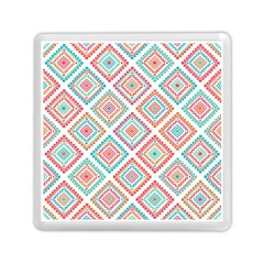 Ethnic Seamless Pattern Tribal Line Print African Mexican Indian Style Memory Card Reader (square) by Vaneshart