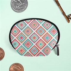 Ethnic Seamless Pattern Tribal Line Print African Mexican Indian Style Accessory Pouch (small) by Vaneshart