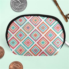 Ethnic Seamless Pattern Tribal Line Print African Mexican Indian Style Accessory Pouch (medium) by Vaneshart